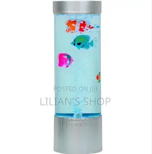 Bubble Tower Fish Lamp Bedside