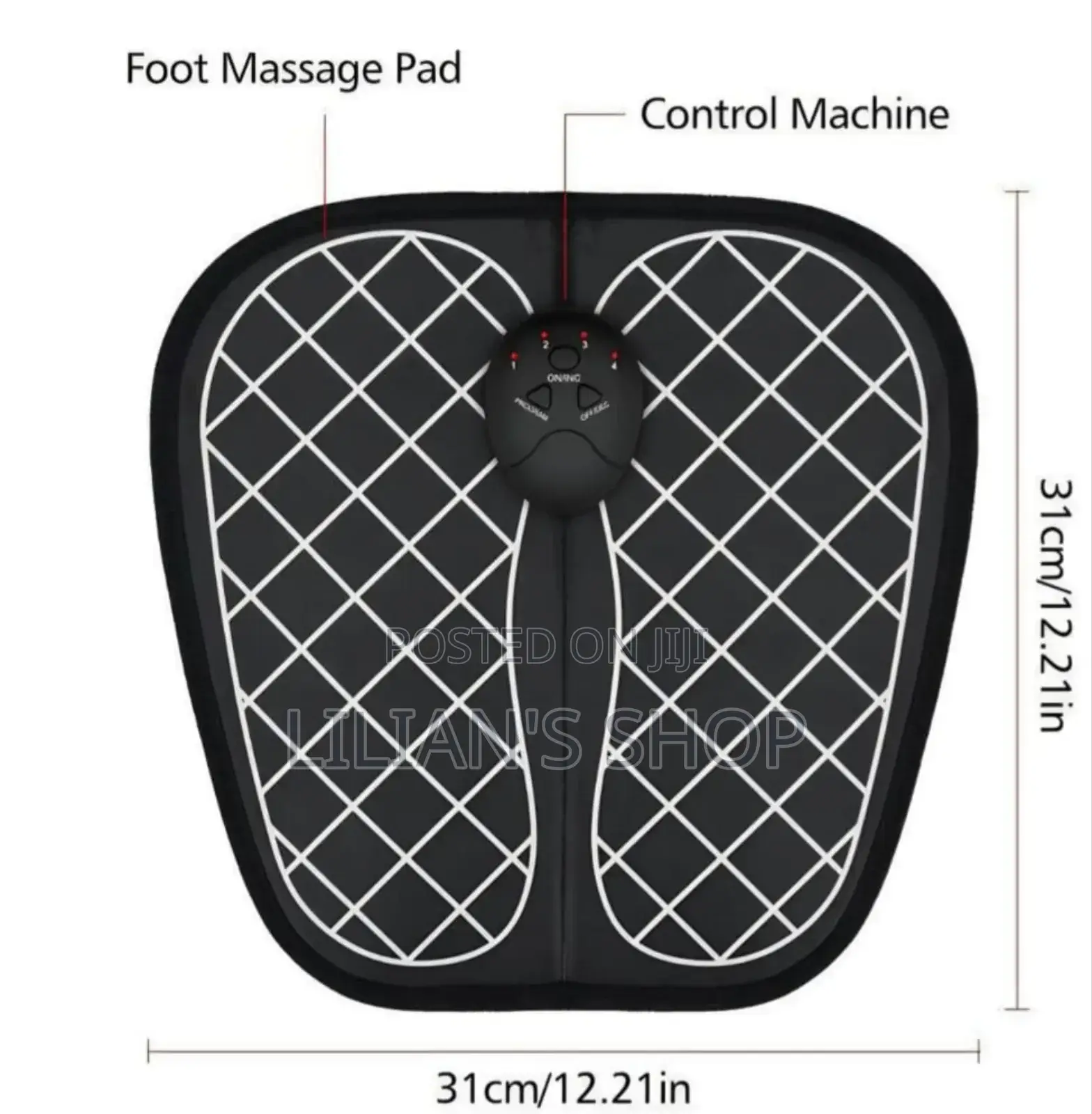 Ems Foot Massager, Portable Electric Foot Massage Mat
