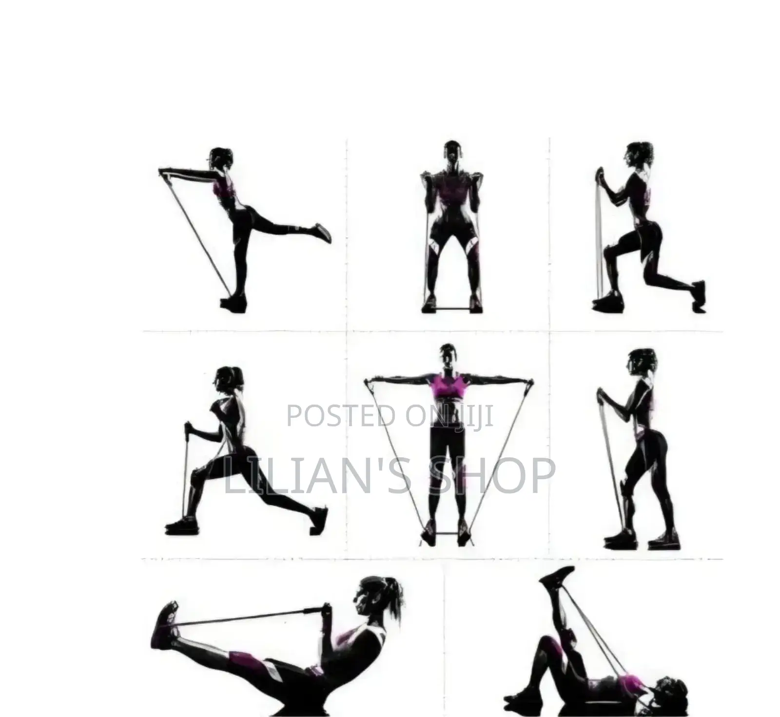 Resistance Bands Set - 11pc, Exercise Bands for Men/Women