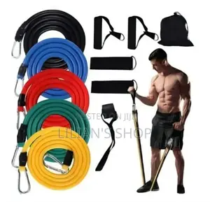 Resistance Bands Set - 11pc, Exercise Bands for Men/Women