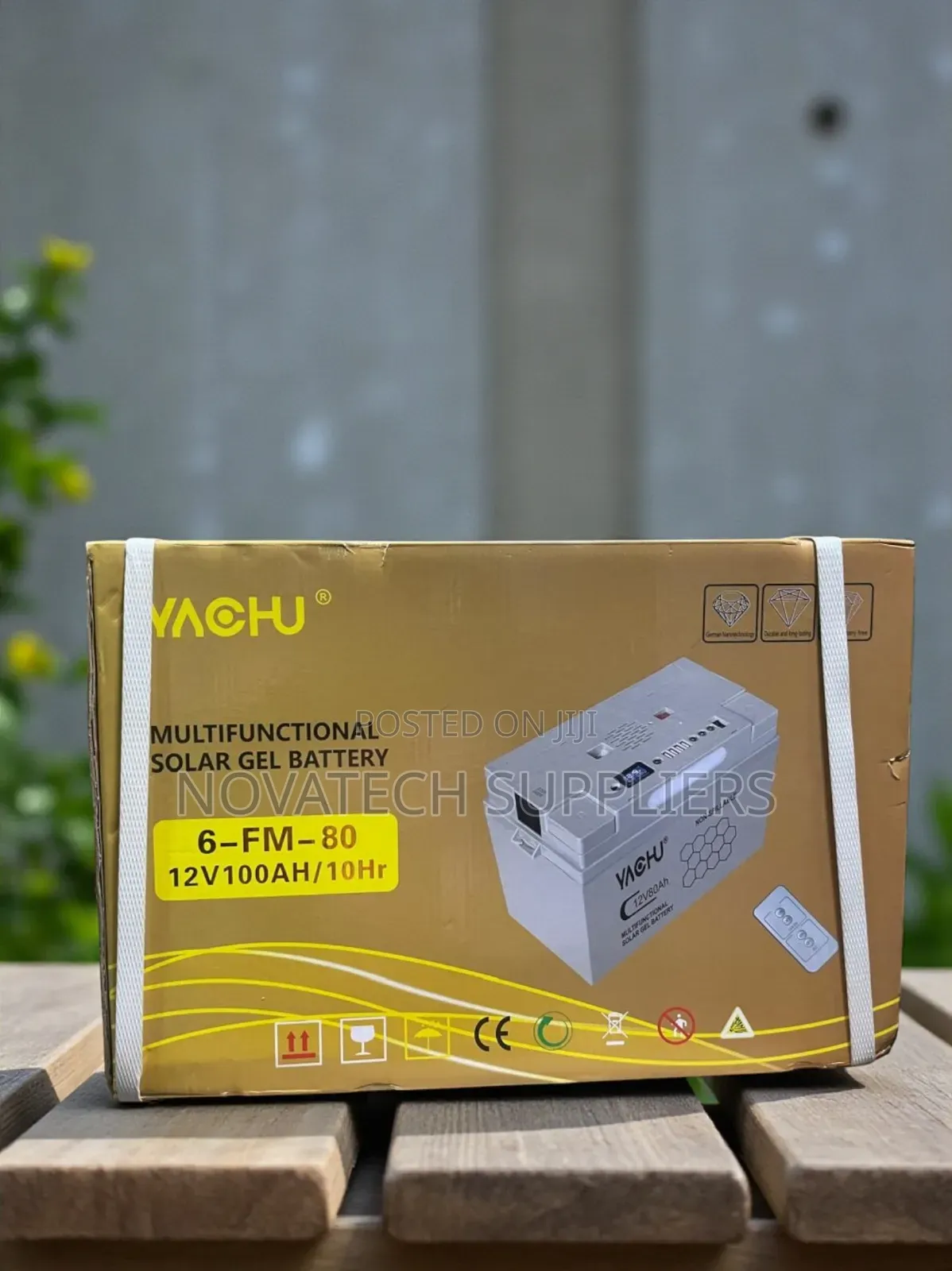 Yachu Long-Life 12v 100ah Multifunctional Solar Gel Battery