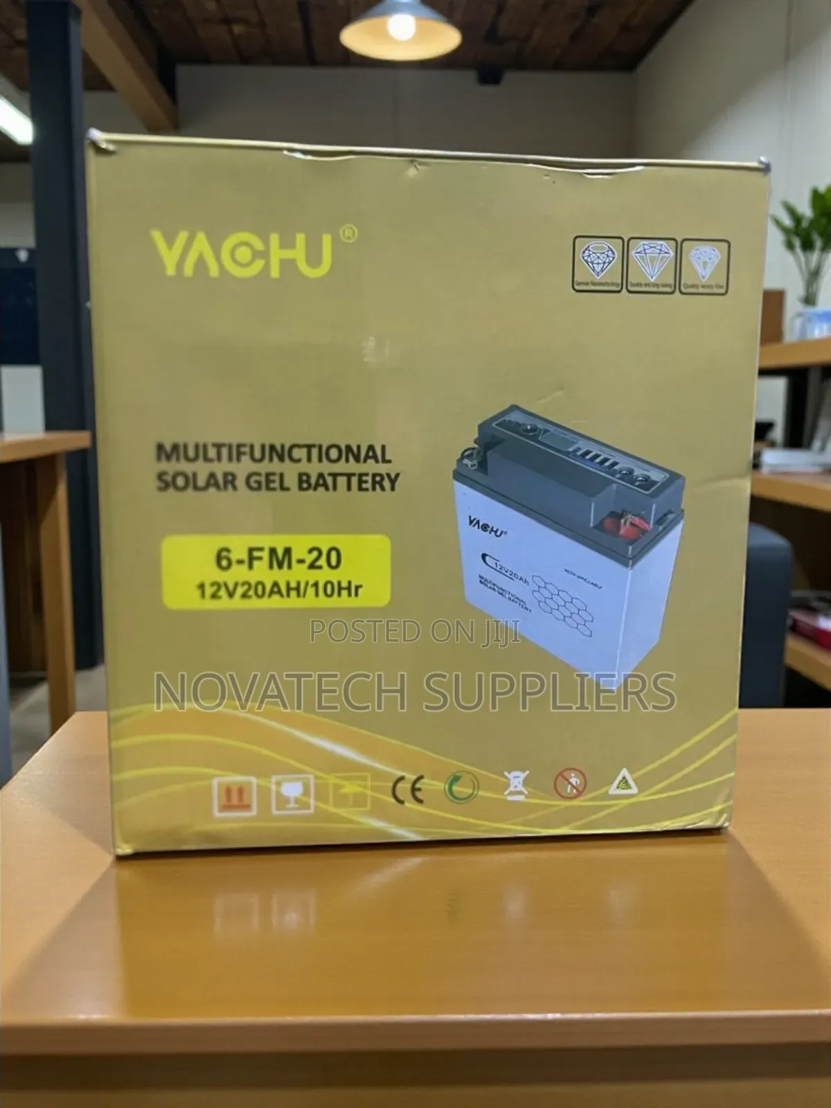 20ah Solar Gel Battery – All-in-One With Controller Inverter