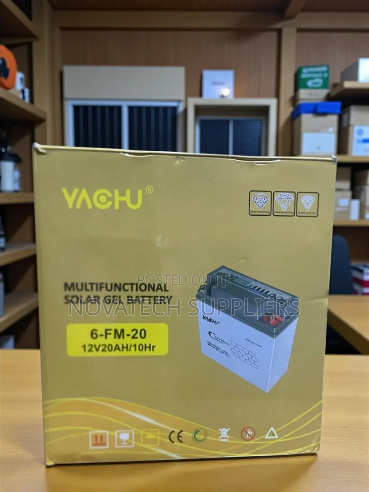 20ah Solar Power Gel Battery With Built-in Inverter System