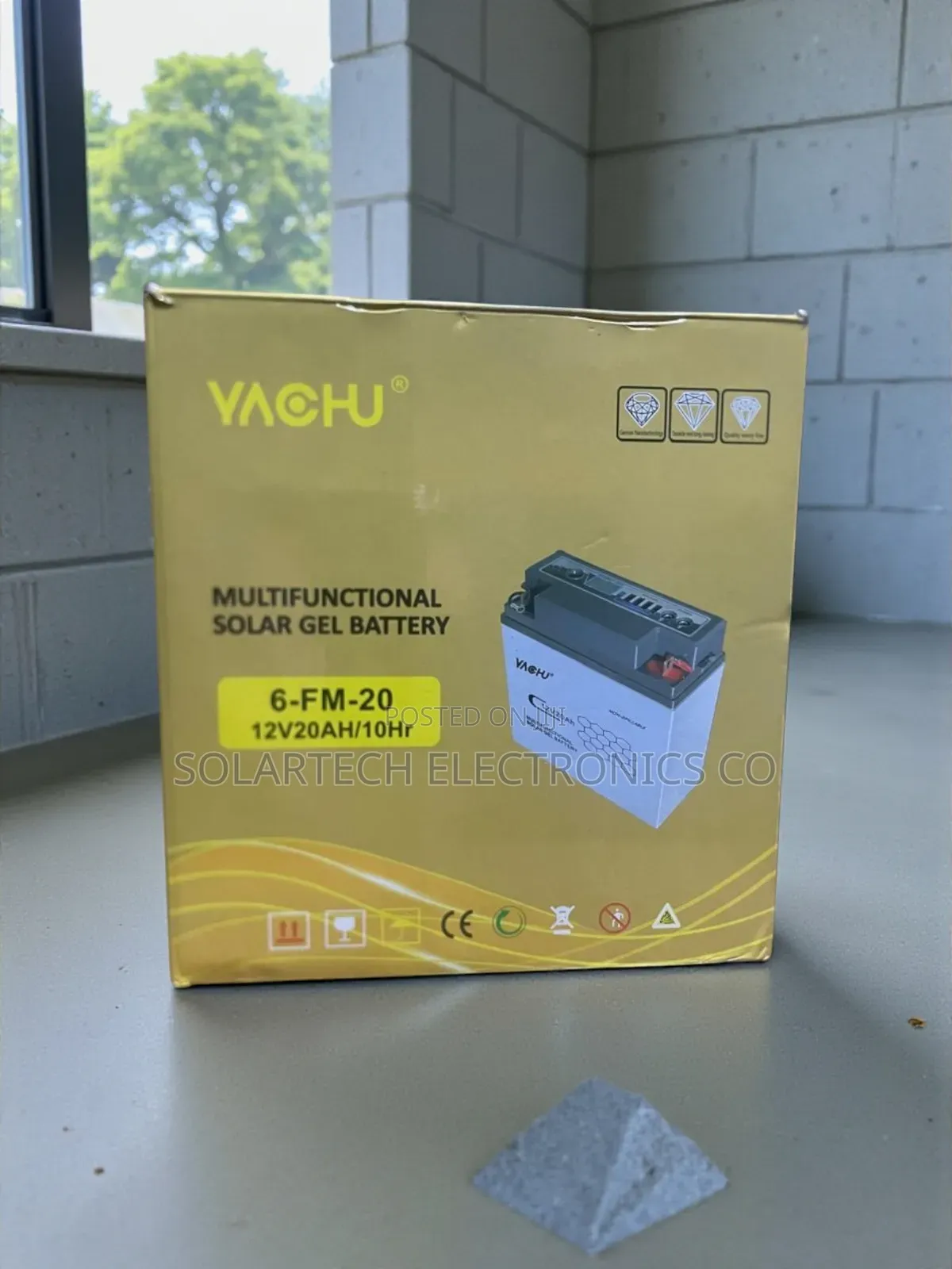 20ah All-in-One Solar Gel Battery for Lighting Charging