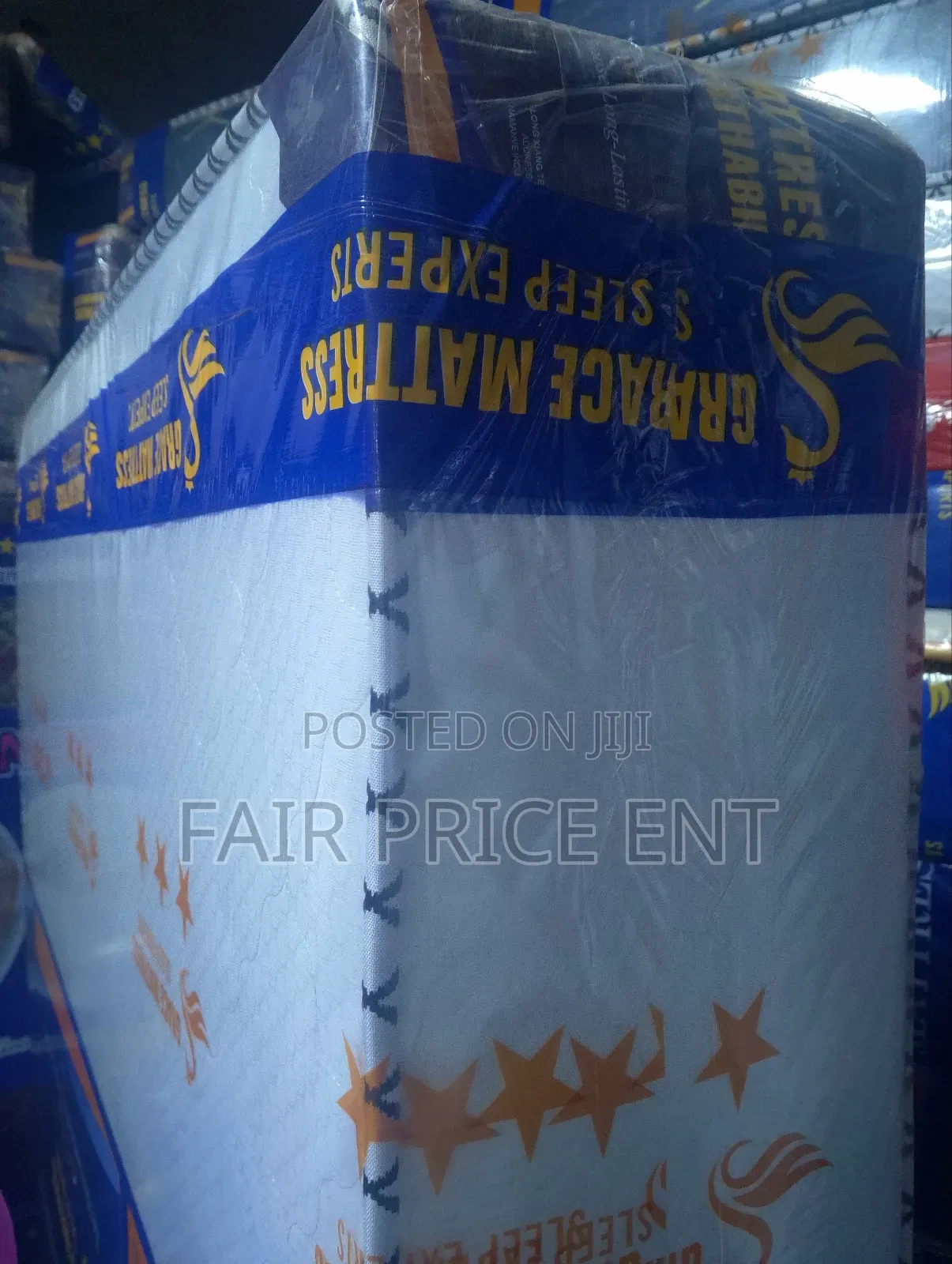 Re Bonded Fibre Orthopedic Mattress.5*6*10inches.( White)