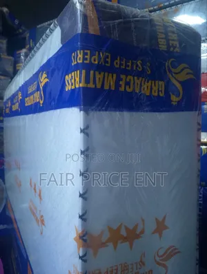Re Bonded Fibre Orthopedic Mattress.5*6*10inches.( White)