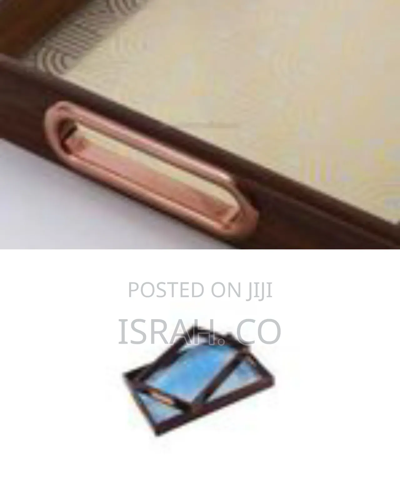 Set of 2 Elegant Decorative Serving Tray