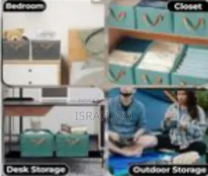 Stylish Foldable Fabric Storage Bins
