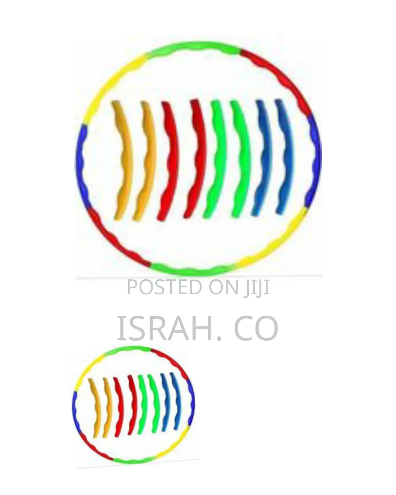 Wave-Design Hula Hoop - Ur Itmulticolor
