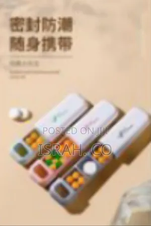 Portable Mini Pill Organizer – Sealed and Moisture Proof - Multicolor