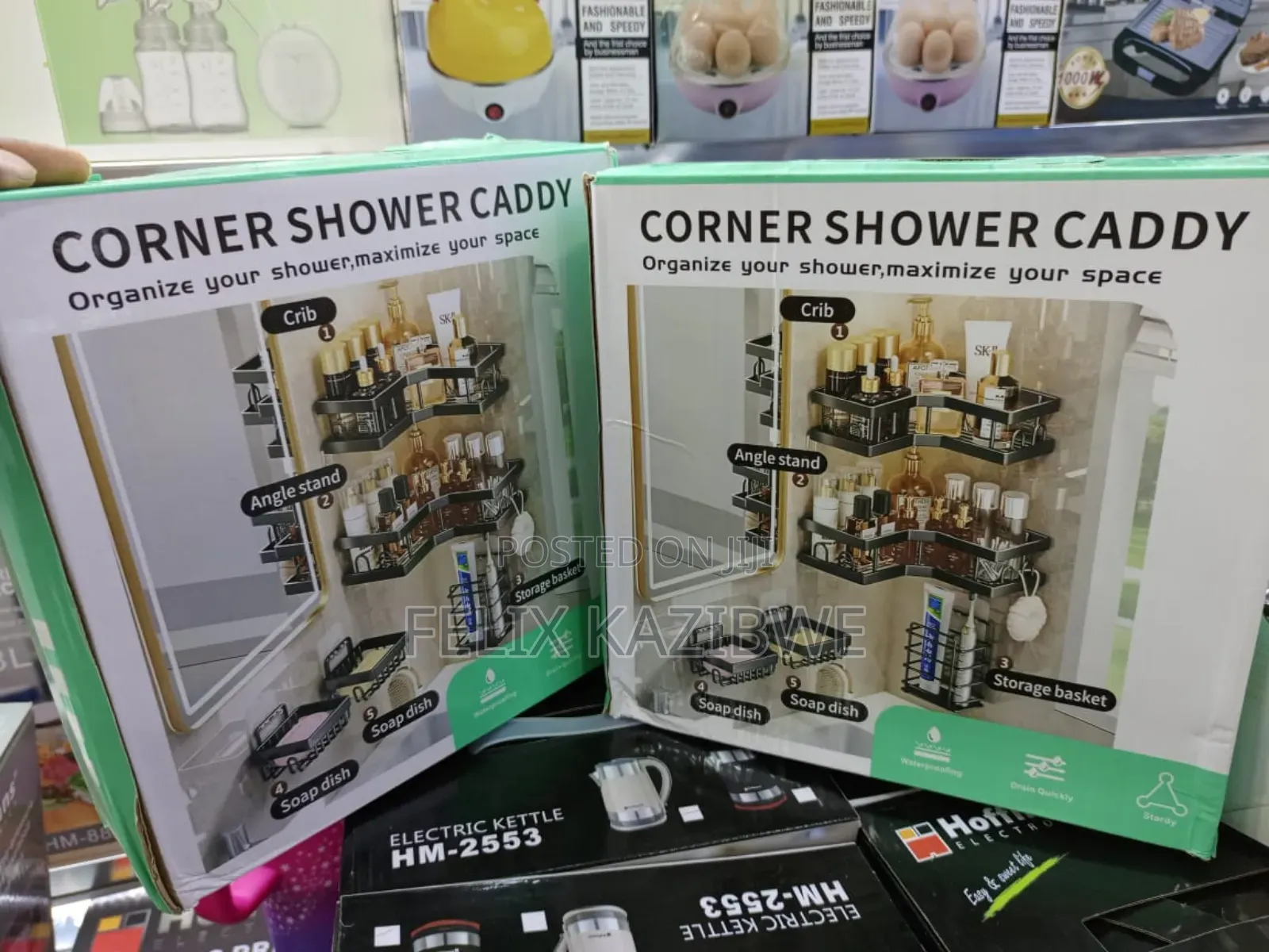 Corner Shower Caddy.