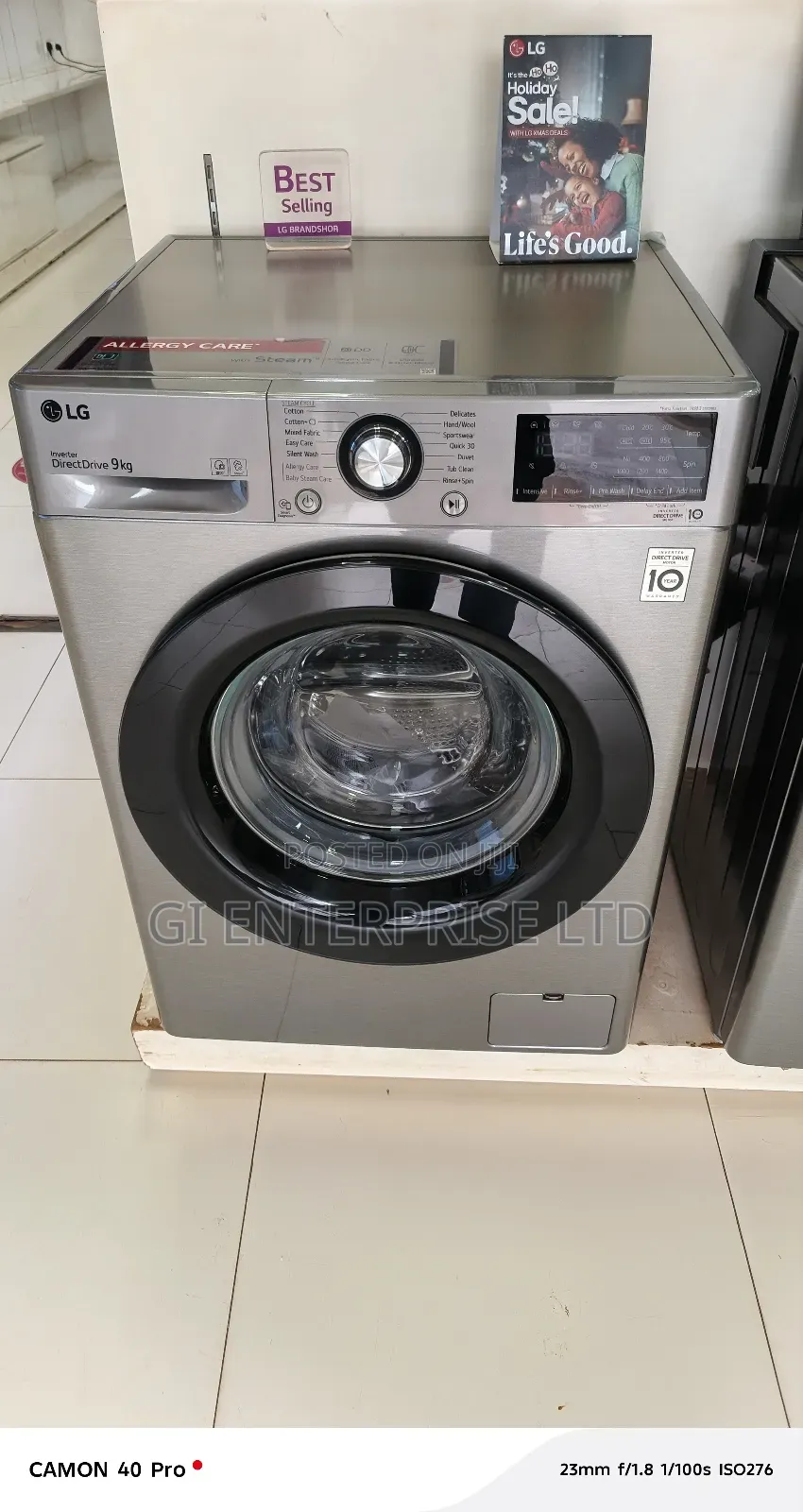Lg Washing Machine 9kg