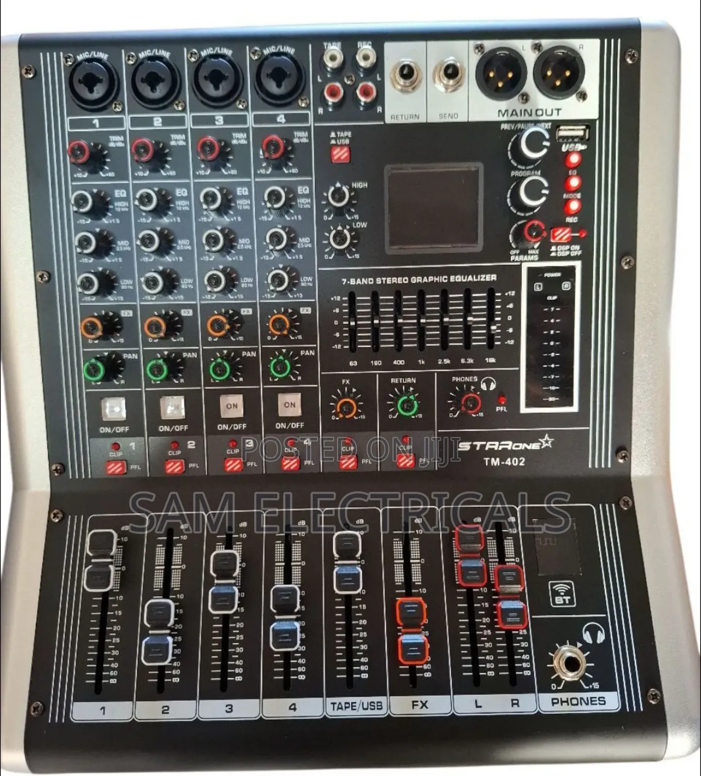 4 Channel Audio Mixer