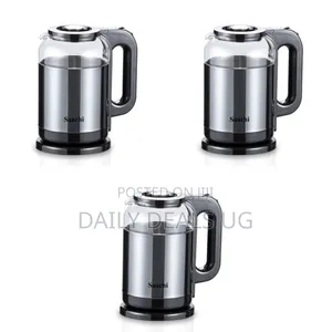 Saachi Electric Kettle With a Borosilicate Glass Body