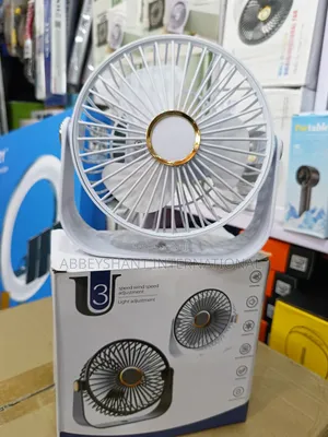 Mini Desk Fan With a Built-in Night Light/Mini Fan