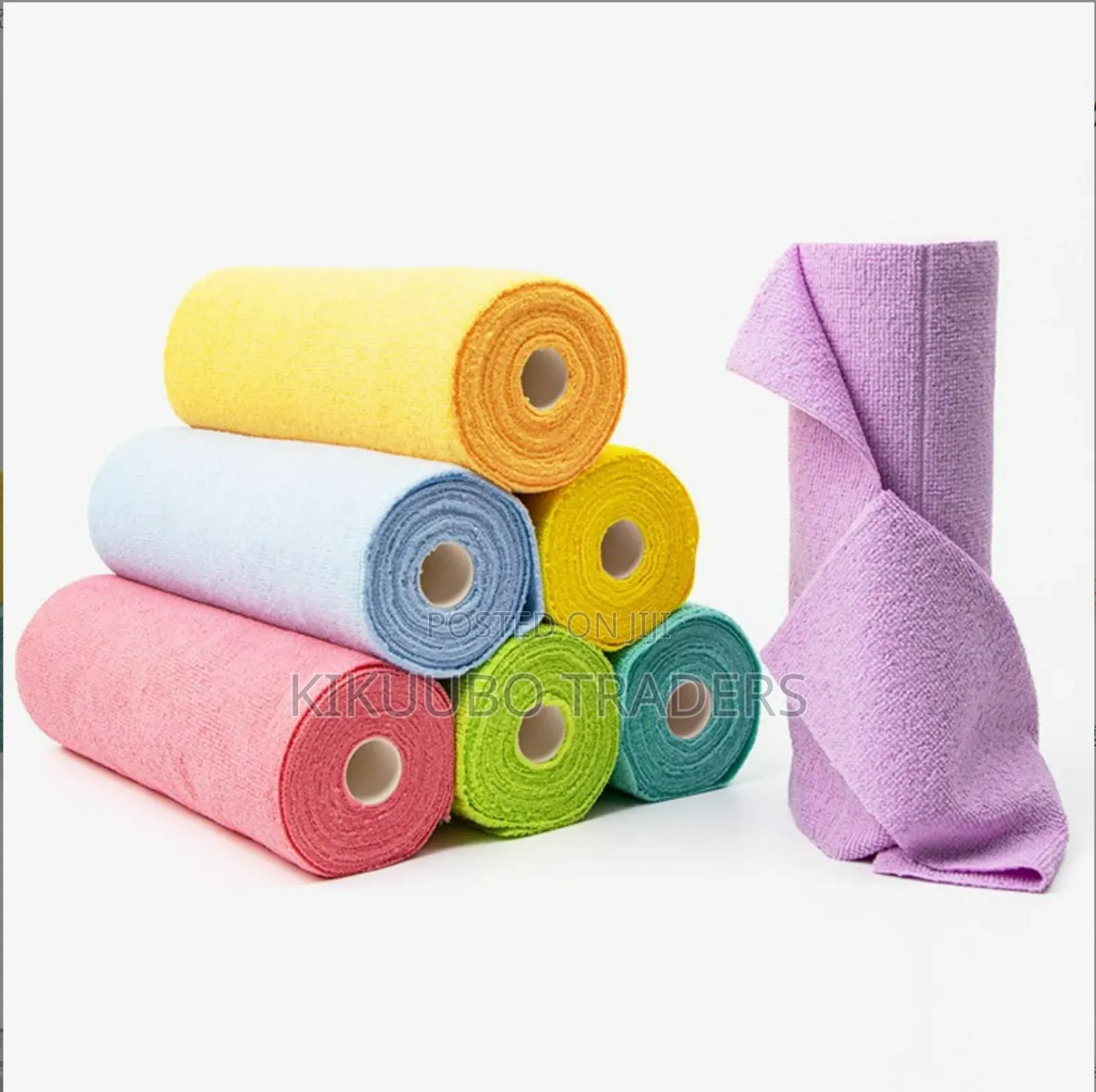 1 Roll Tear-Away Microfiber Cleaning Towel Rolls.