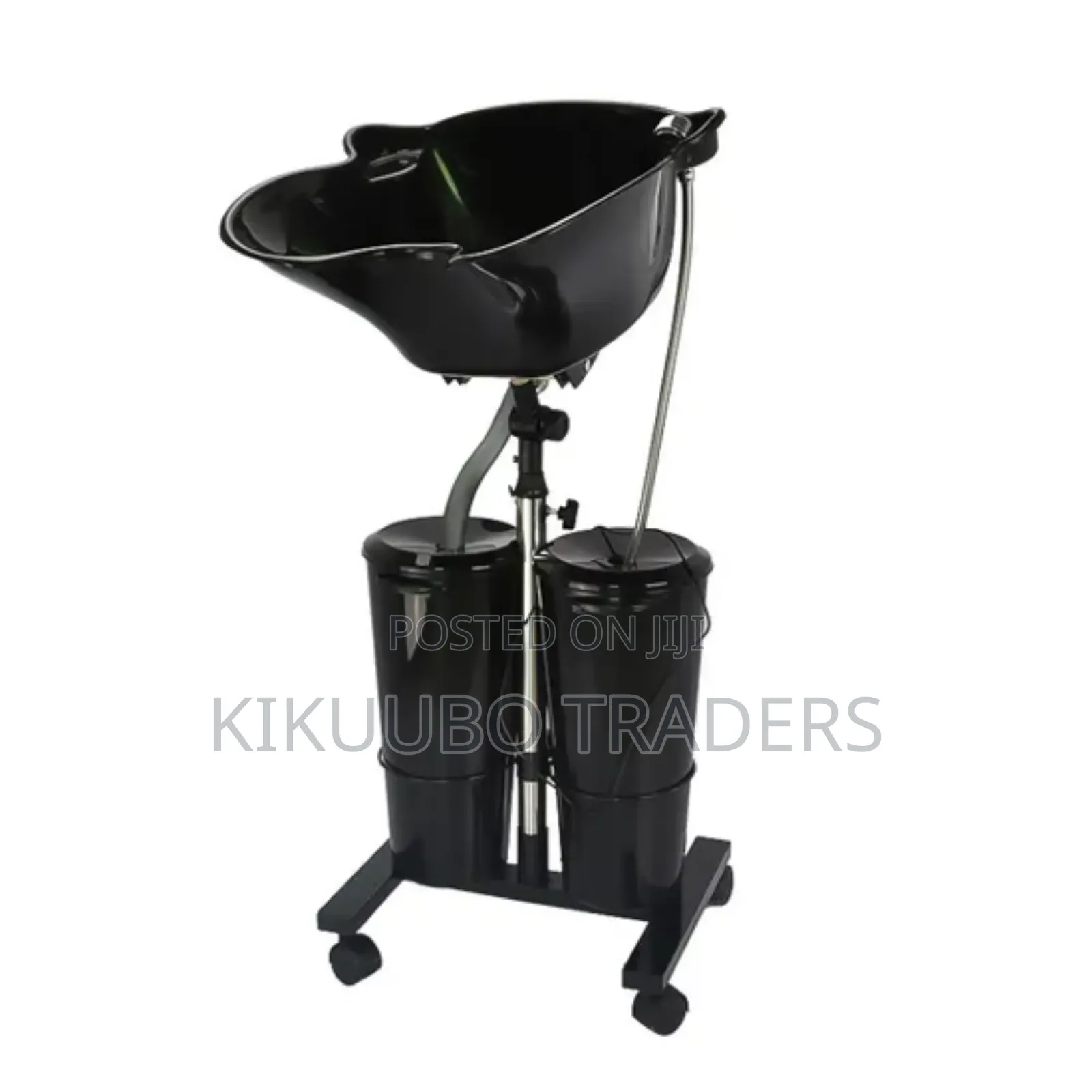 Portable Salon Shampoo Bowl With an Electric Pump and a Dual-Bucket