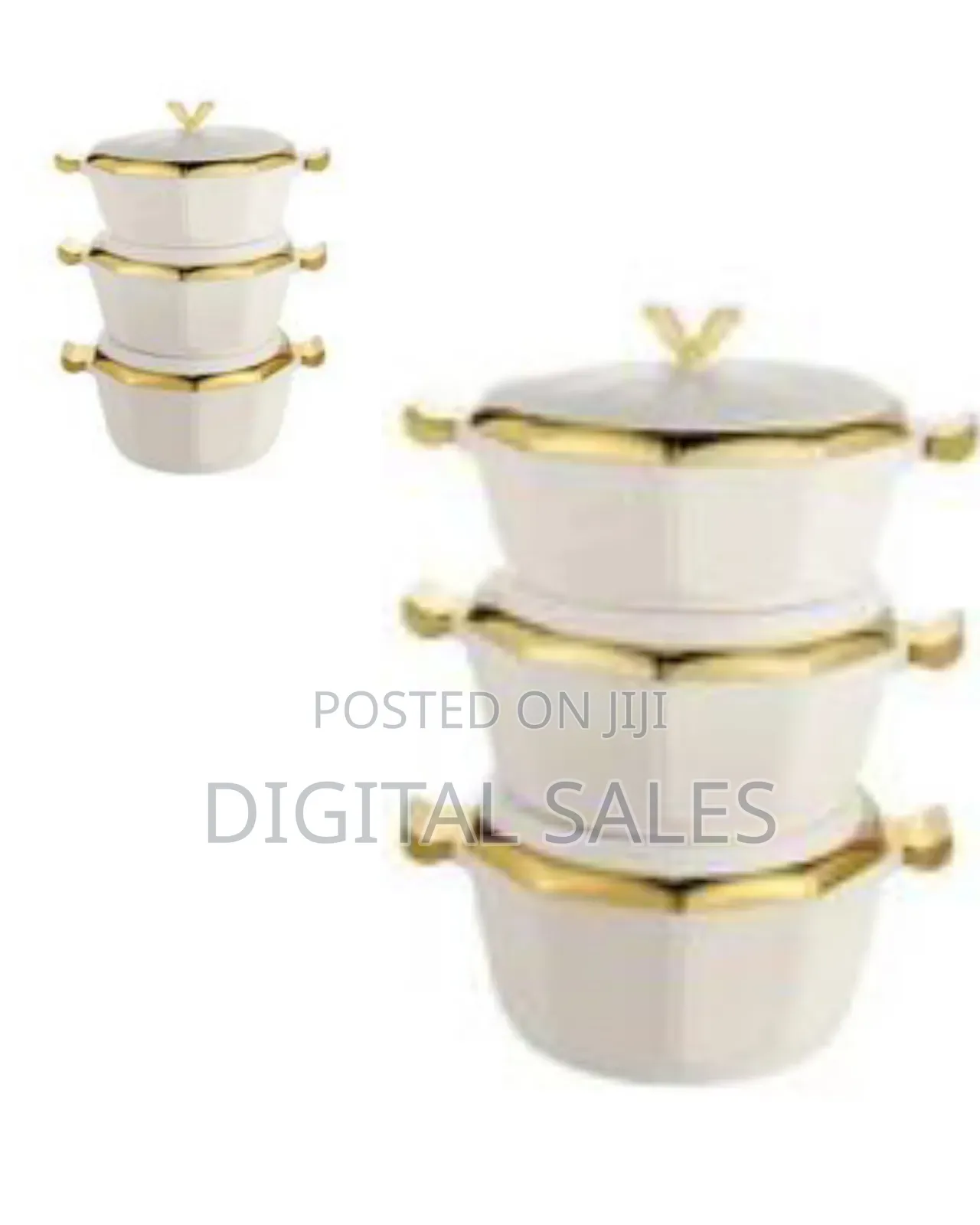 3 Pieces of Casserole Serving Dishes