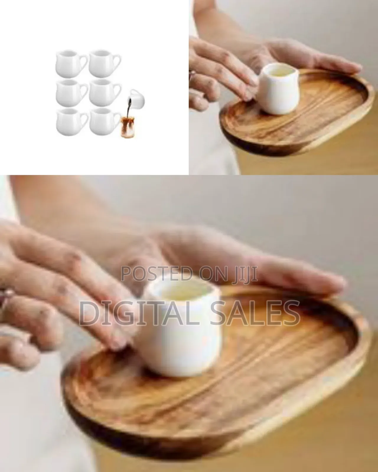 Classic Ceramic Mini Creamer Pitchers (Set of 6)