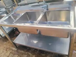 Commercial Washing Sink With Shelve