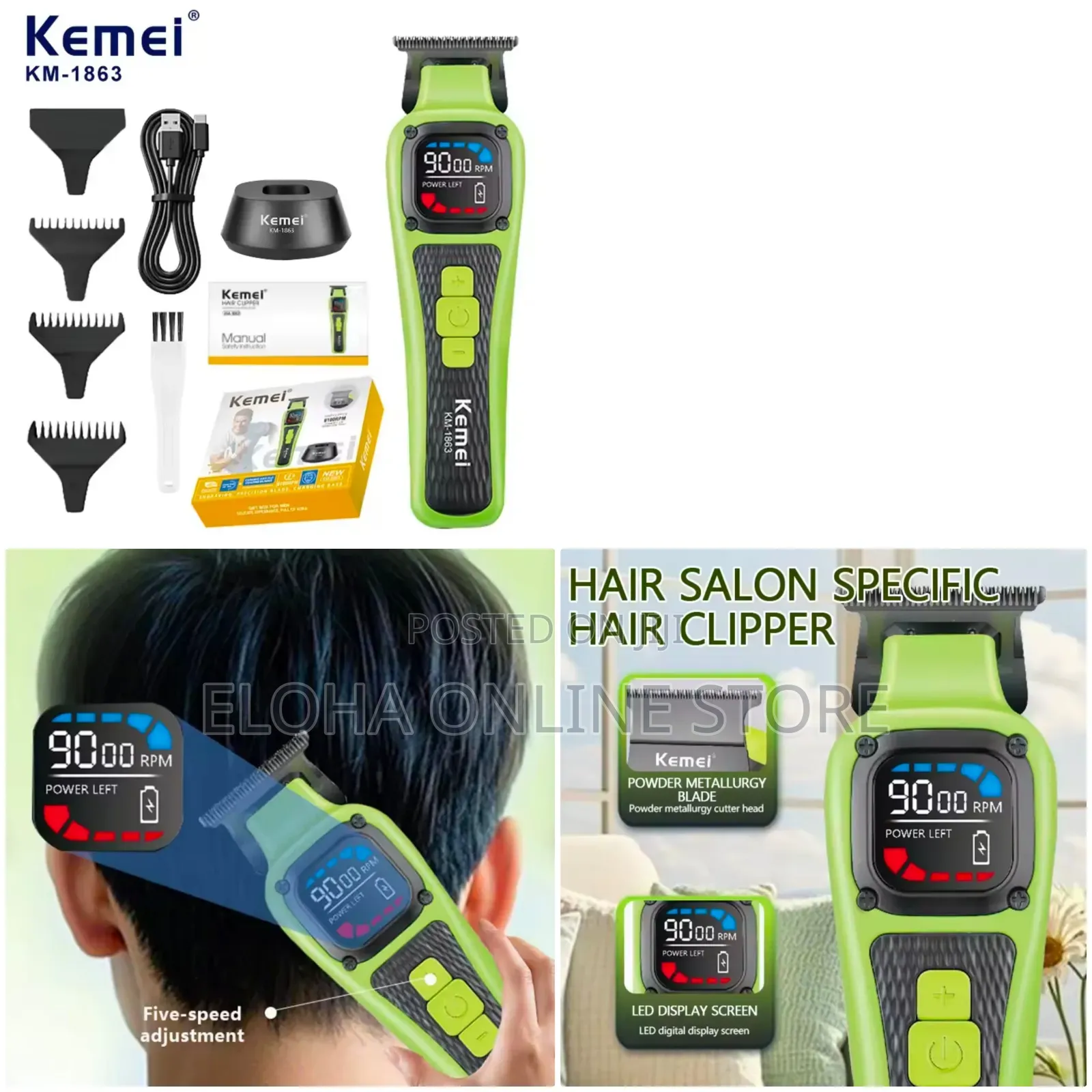 Km-1863 Professional Hair Clipper