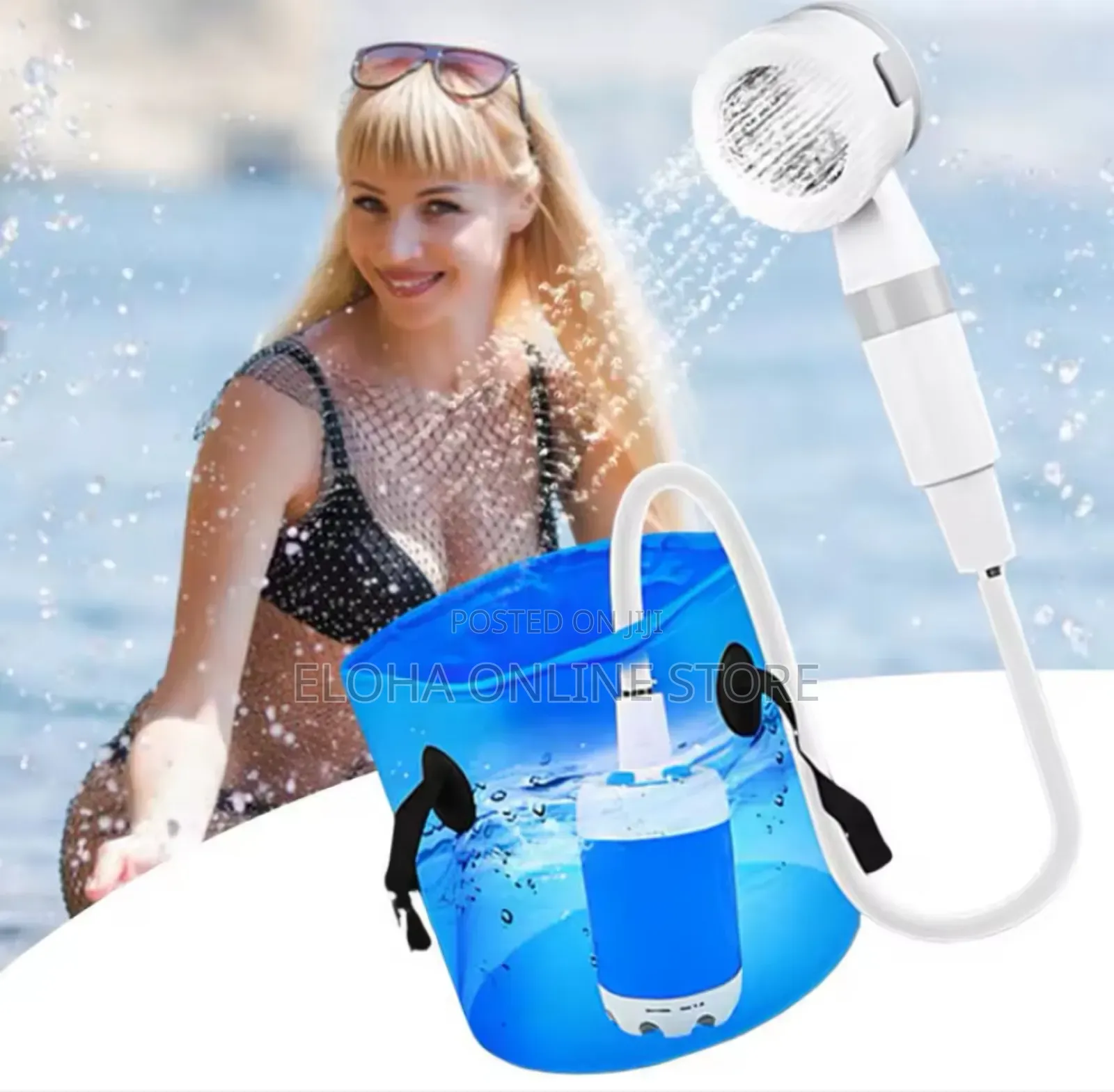 Portable, Mobile Electric Shower Pump System