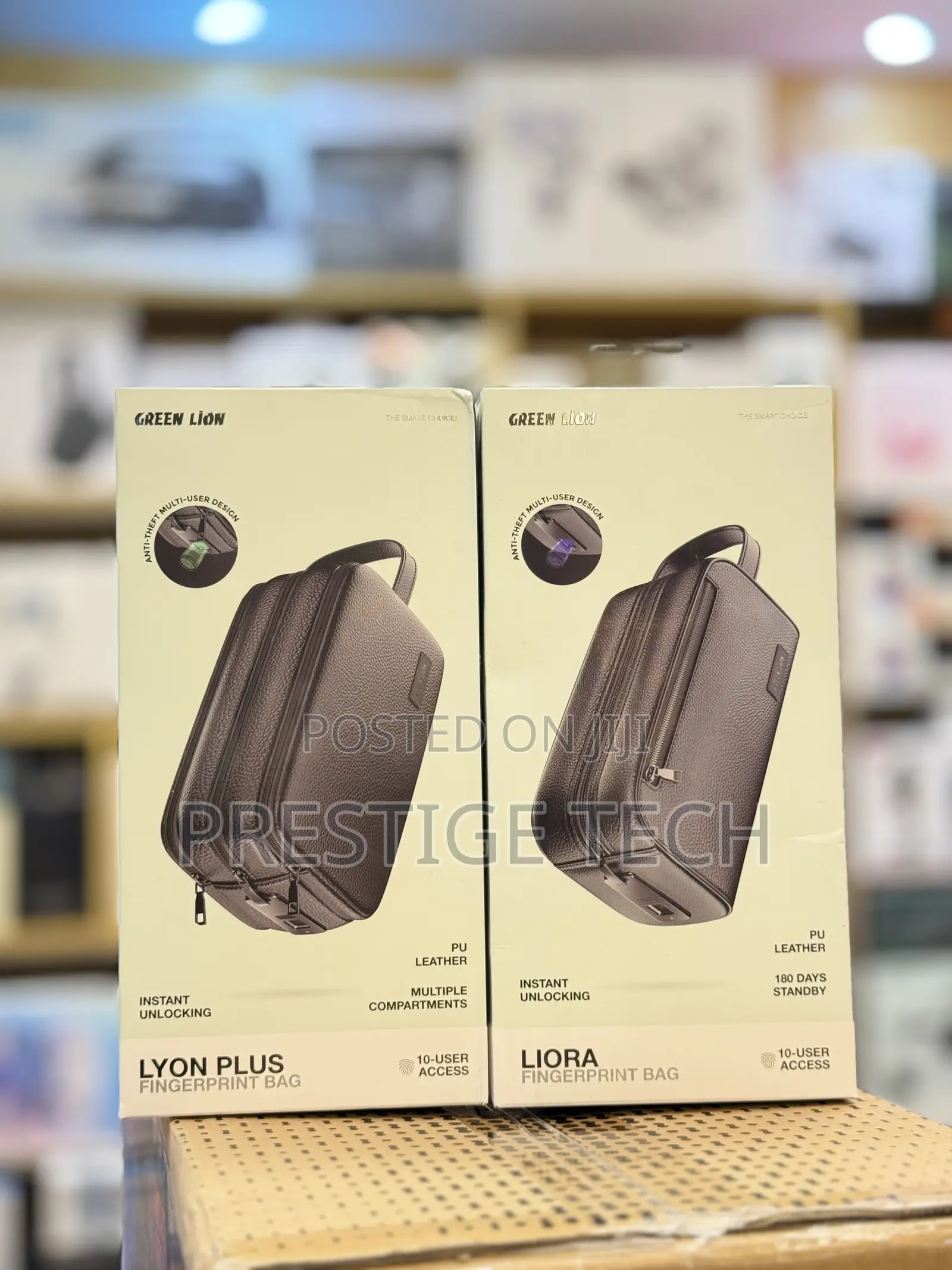 Green Lion Liora Fingerprint Pouch Bag