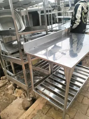 Four Feet Working Table Stainless Steel