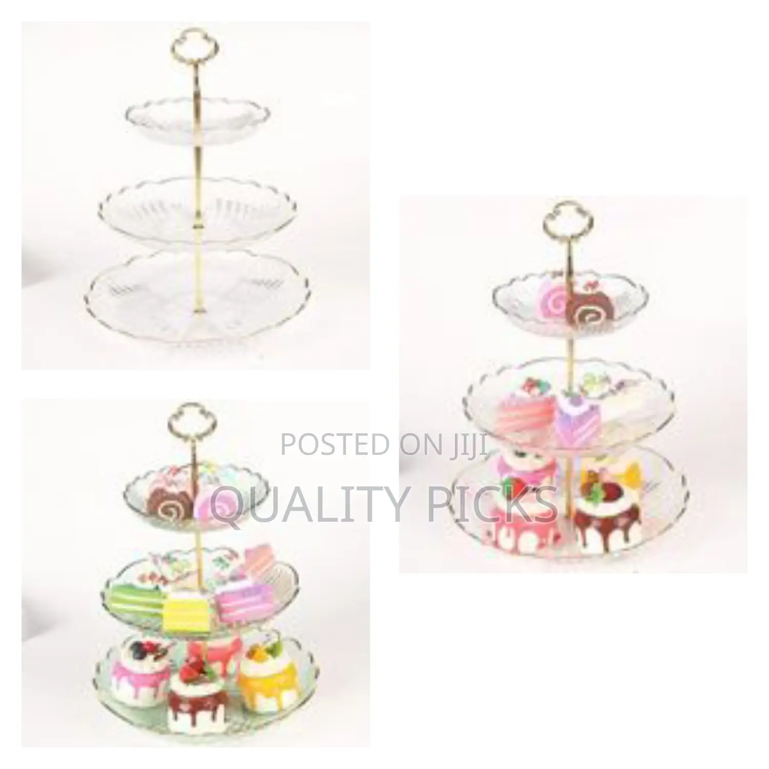 3 Layer Cake Dessert Stand