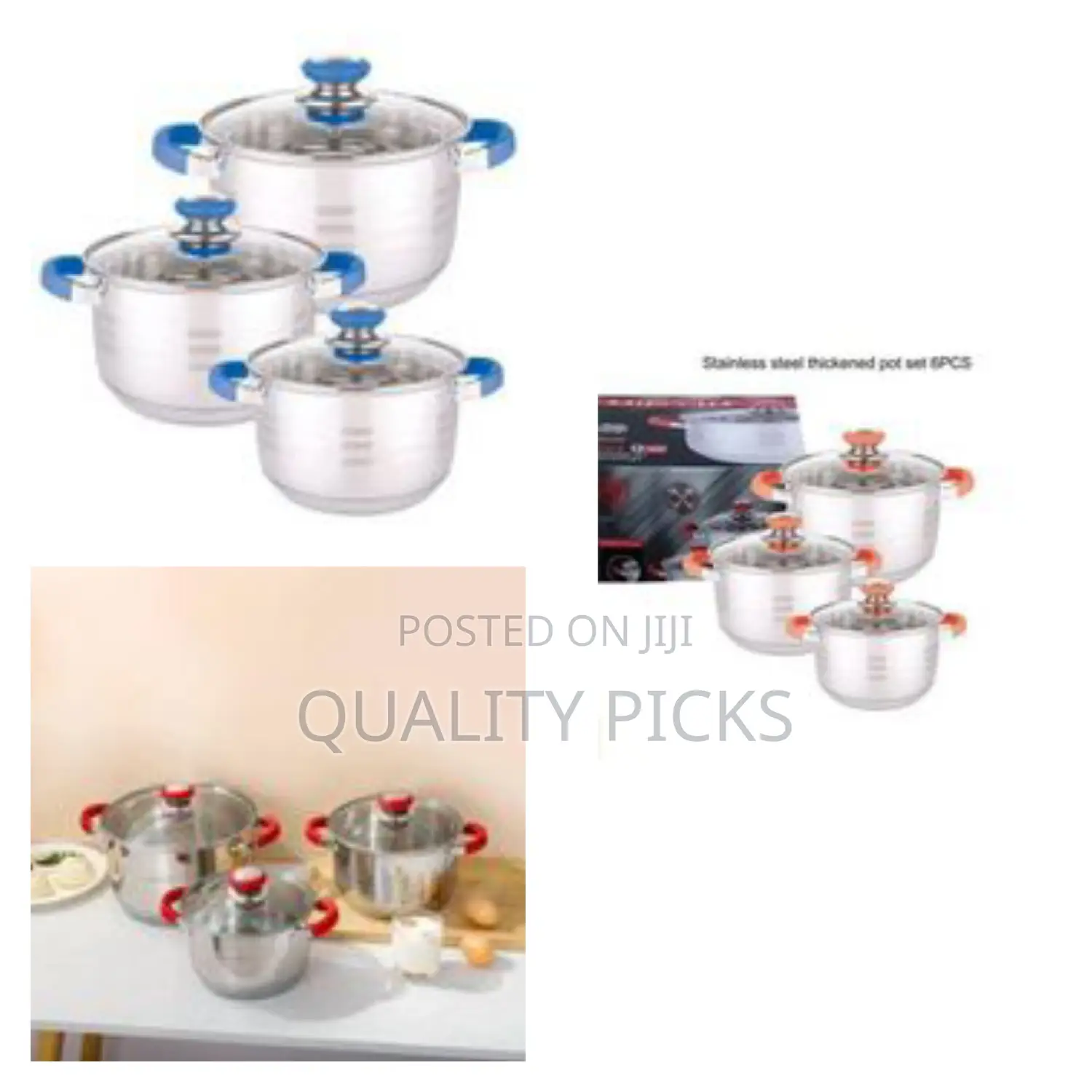 6 Piece Set of Cookware Set