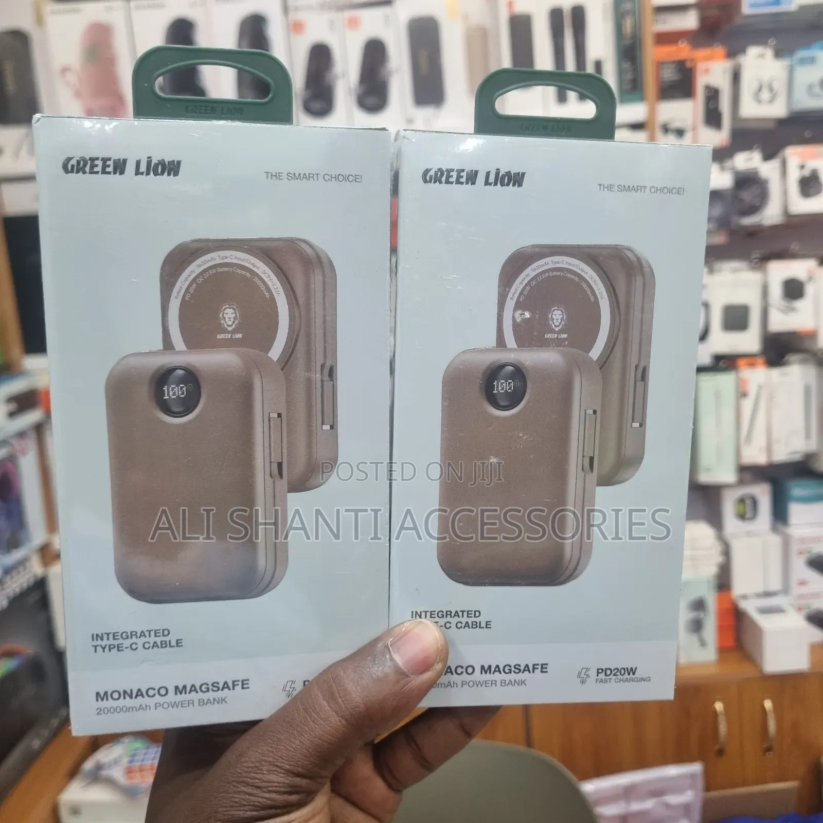 Greenlion Monaco Magsafe Power Bank 20000mah Pd 20w