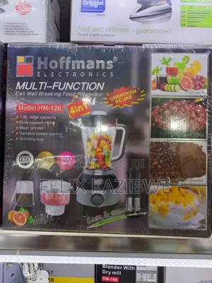 Hoffmans Multi-Function 4-in-1 Food Processor/Blender.