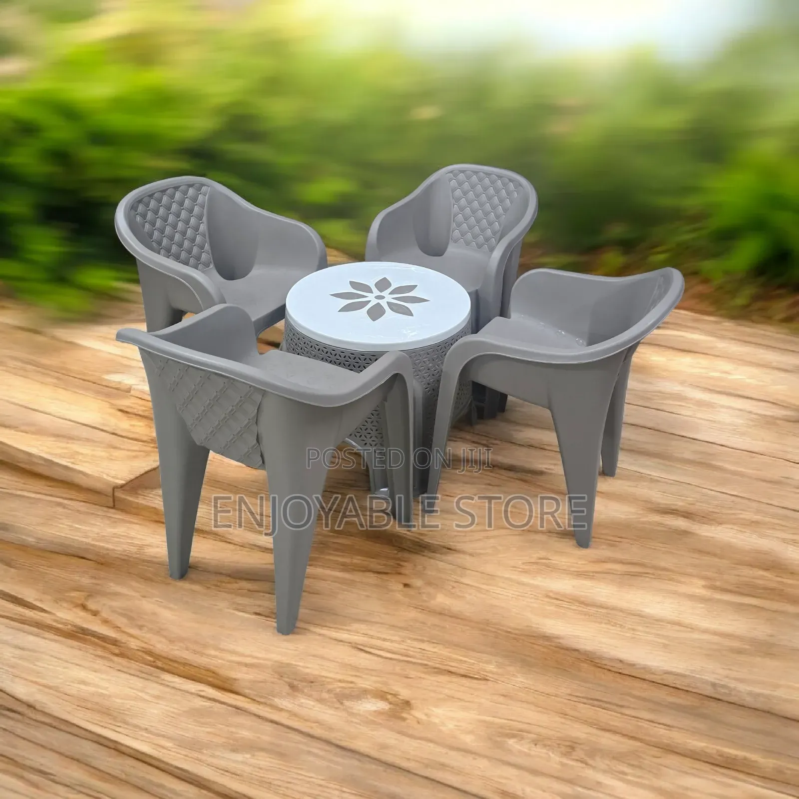 Garden Bars Restaurant Home Plastic Table and Chairs