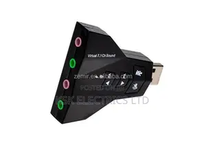 7.1 Channel Ch Sound Mic Speaker Double Adapter