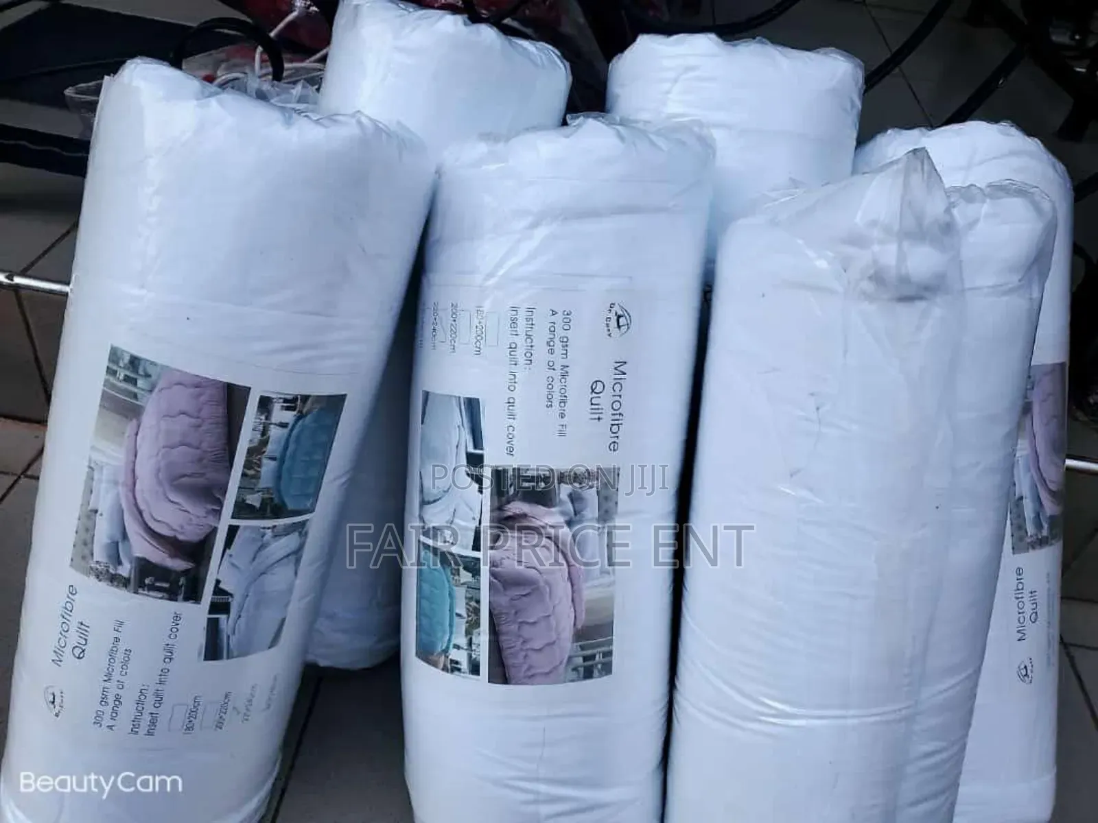 Micro Fibre Quilt. 5*6 6*6( White)