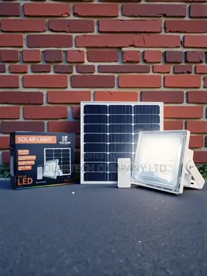 Wawa 400w Heavy-Duty Blue Carbon Solar Flood Light