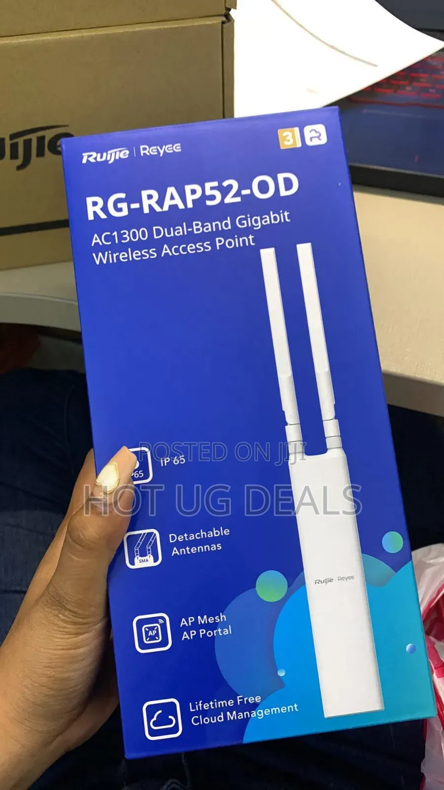 Ruijie Reyee Rg-rap52-od Ac1300 Band Gigabit Wireless Access Point
