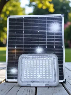 500w SFL Blue Carbon Solar Flood Light With Lithium Battery