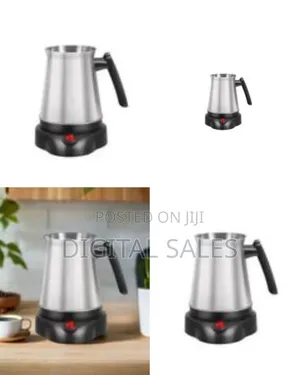 Hoffmans Stainless Electrical Coffee Pot (Model Hm-2590, 800ml/600w) -