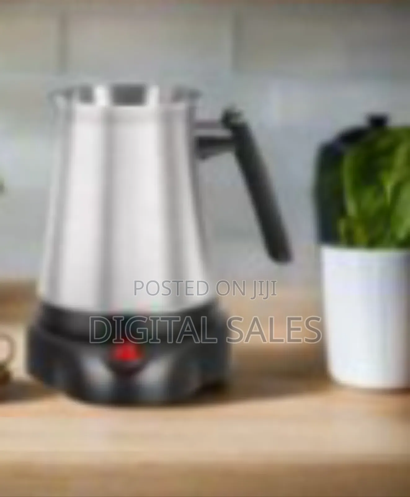 Hoffmans Stainless Electrical Coffee Pot (Model Hm-2590, 800ml/600w) -