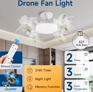 F3 Fan Light Ceiling Light With an Integrated Fan
