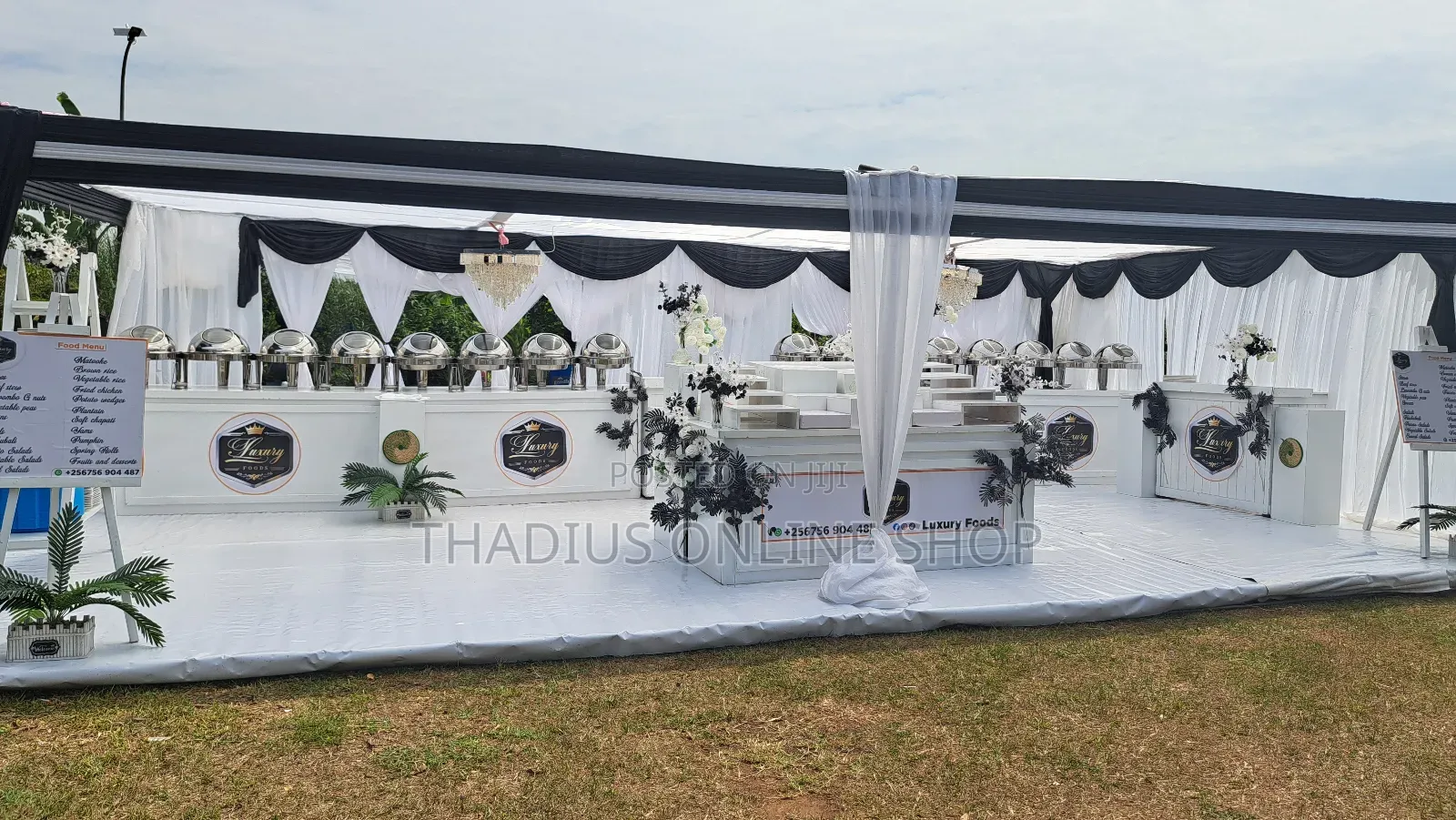 Nice Delicious Food, Desert Tables and Beautiful Display Food Station