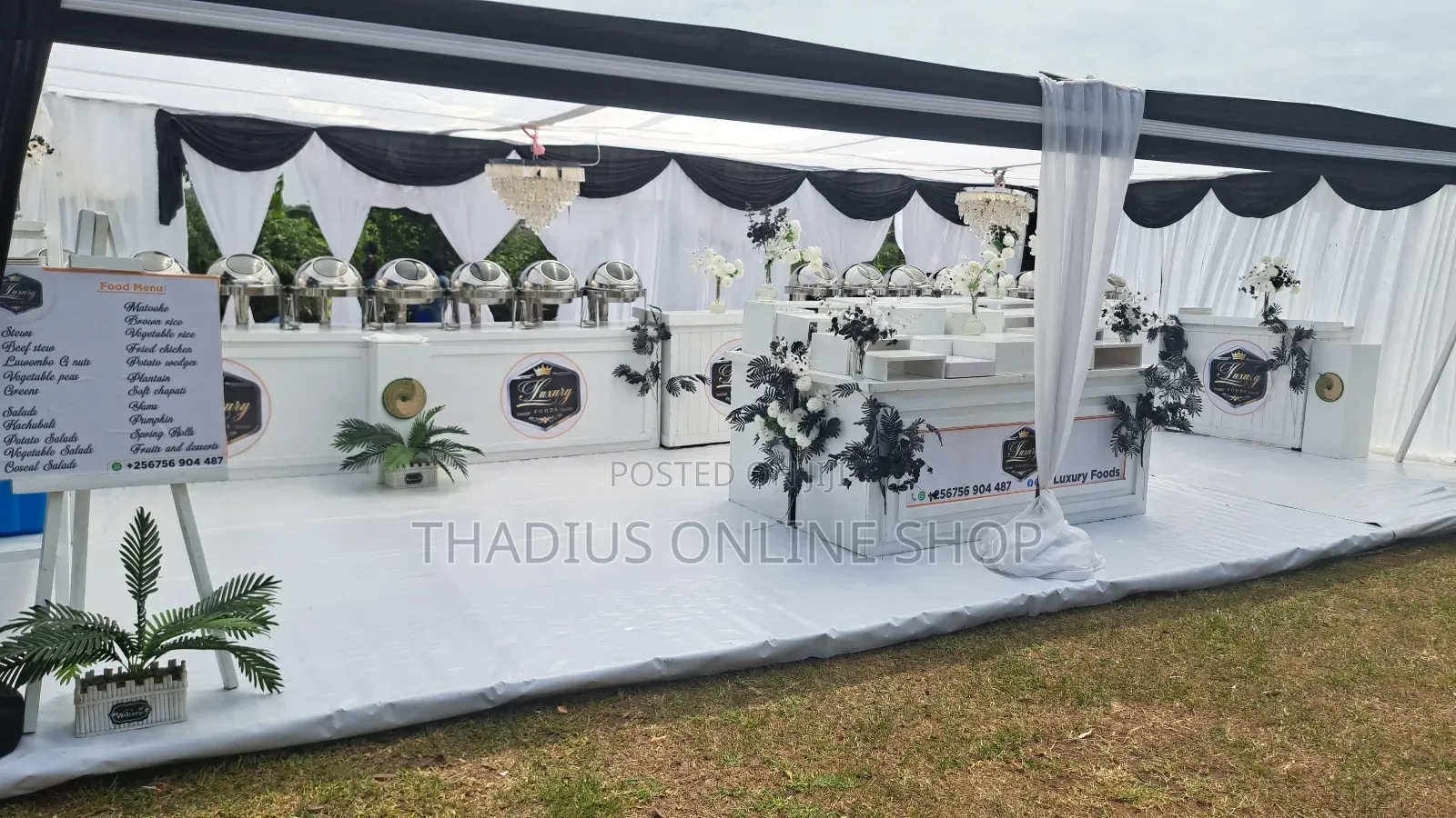 Nice Delicious Food, Desert Tables and Beautiful Display Food Station
