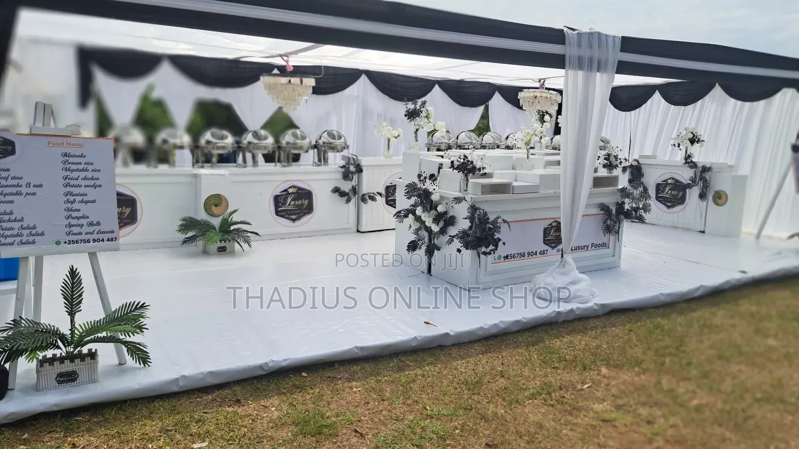 Nice Delicious Food, Desert Tables and Beautiful Display Food Station