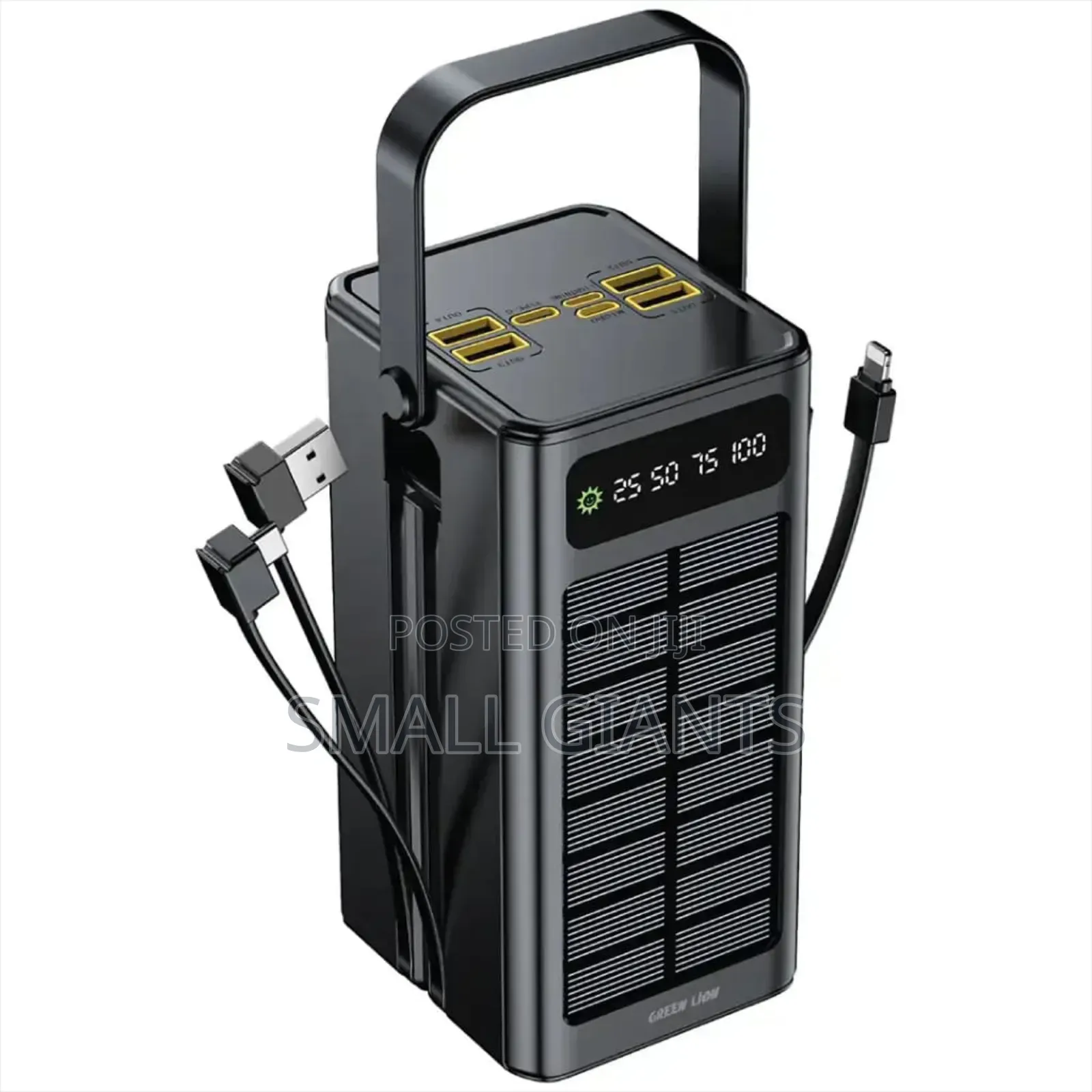 Green Lion Solar X 60000mah Power Bank Pd 20w - Black