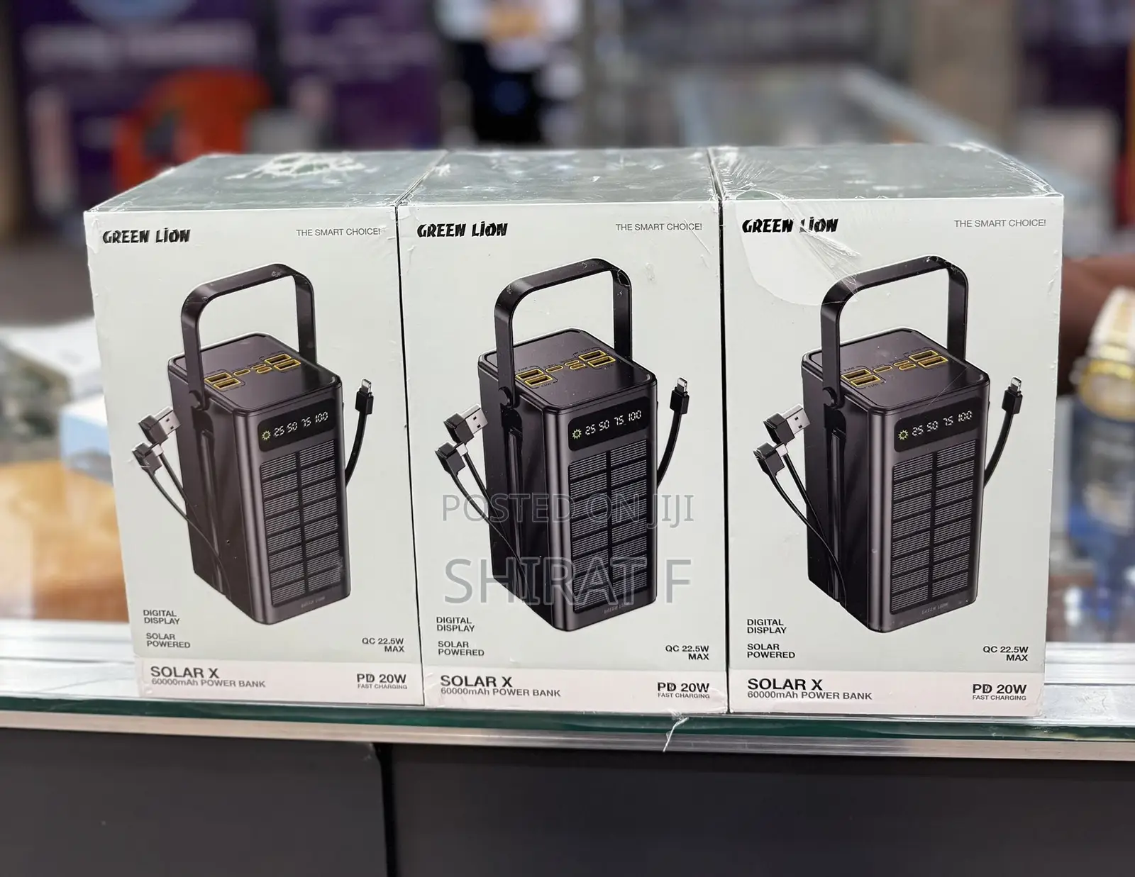 Greenlion Solar X 60,000 Mah Solar Power Bank