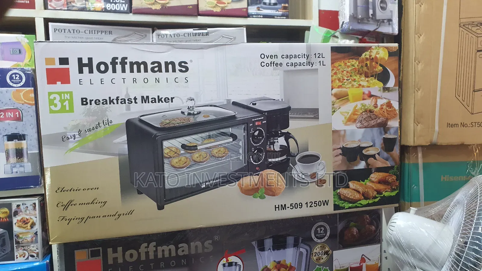 3 In 1 Breakfast Maker Oven 12l Capacity