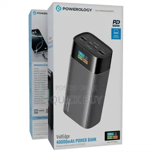 Powerology Voltedge 40000mah Power Bank 100w Pd