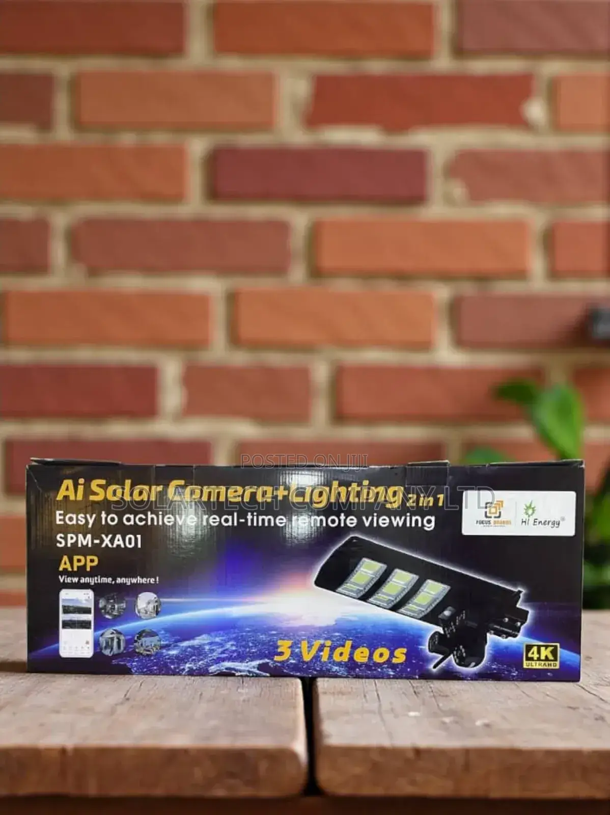 Hi Energy Ai Solar Camera Light – App Controlled