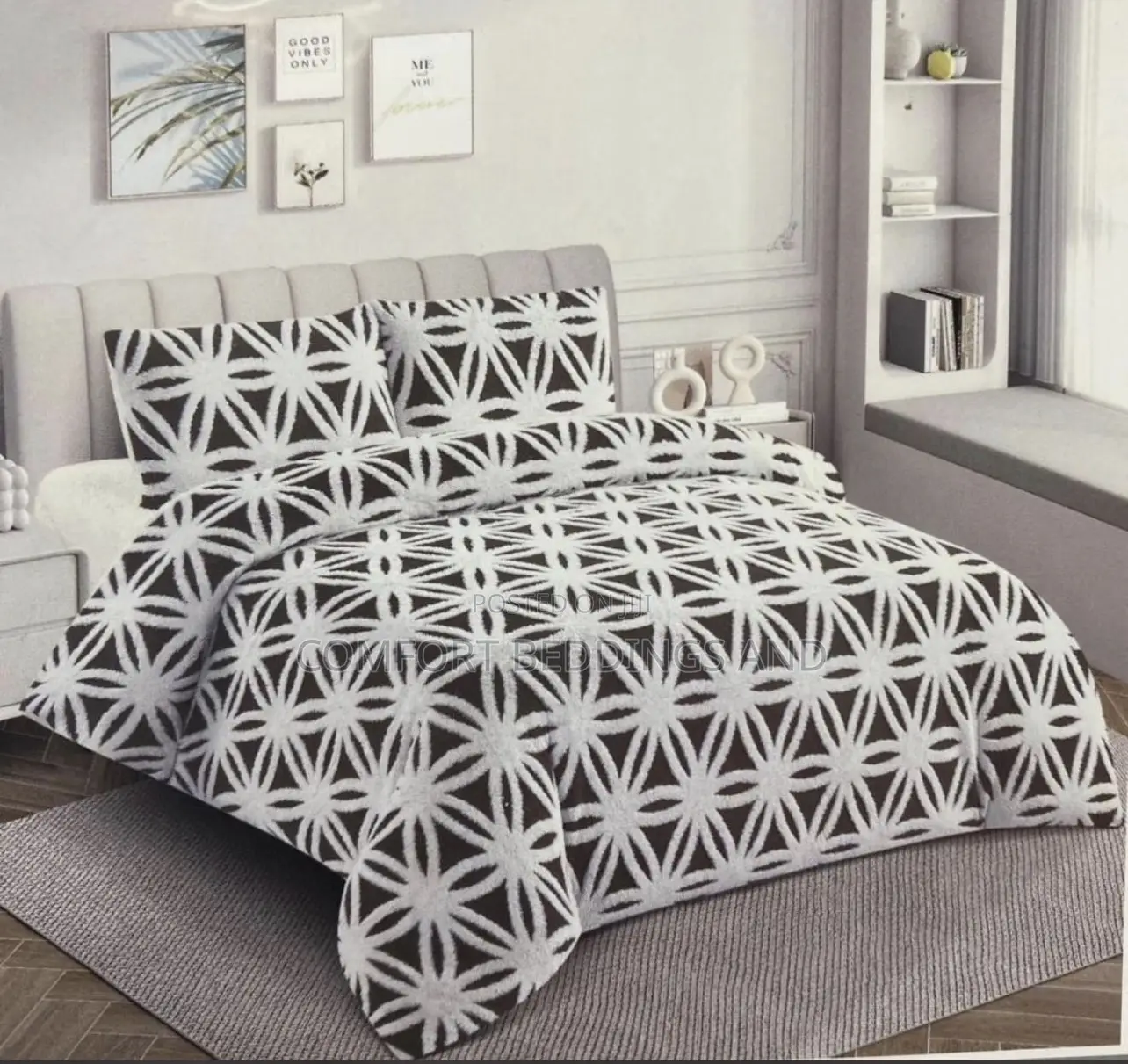 Tufted Bedcover Brown